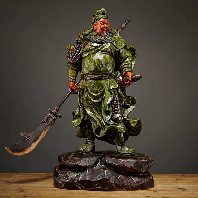 木雕师麾下的武圣《关羽》睁眼可吓退百万大军