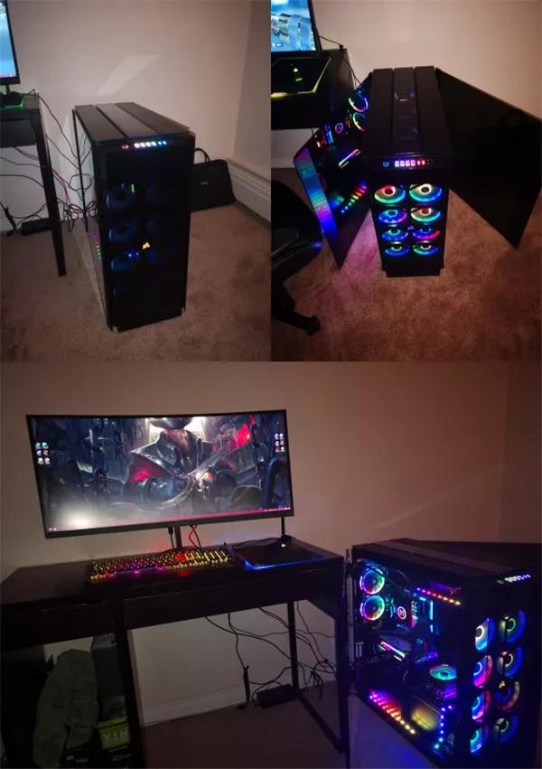 直男什么都可以凑合，但他的电脑必须发光