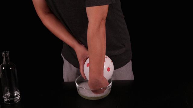 不用堵塞管道的药水怎么做氢气球,不用管道疏通剂制作氢气球