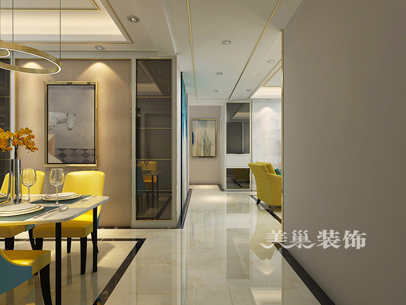 美巢欧式装修效果图大全,美巢装饰简约装修案例