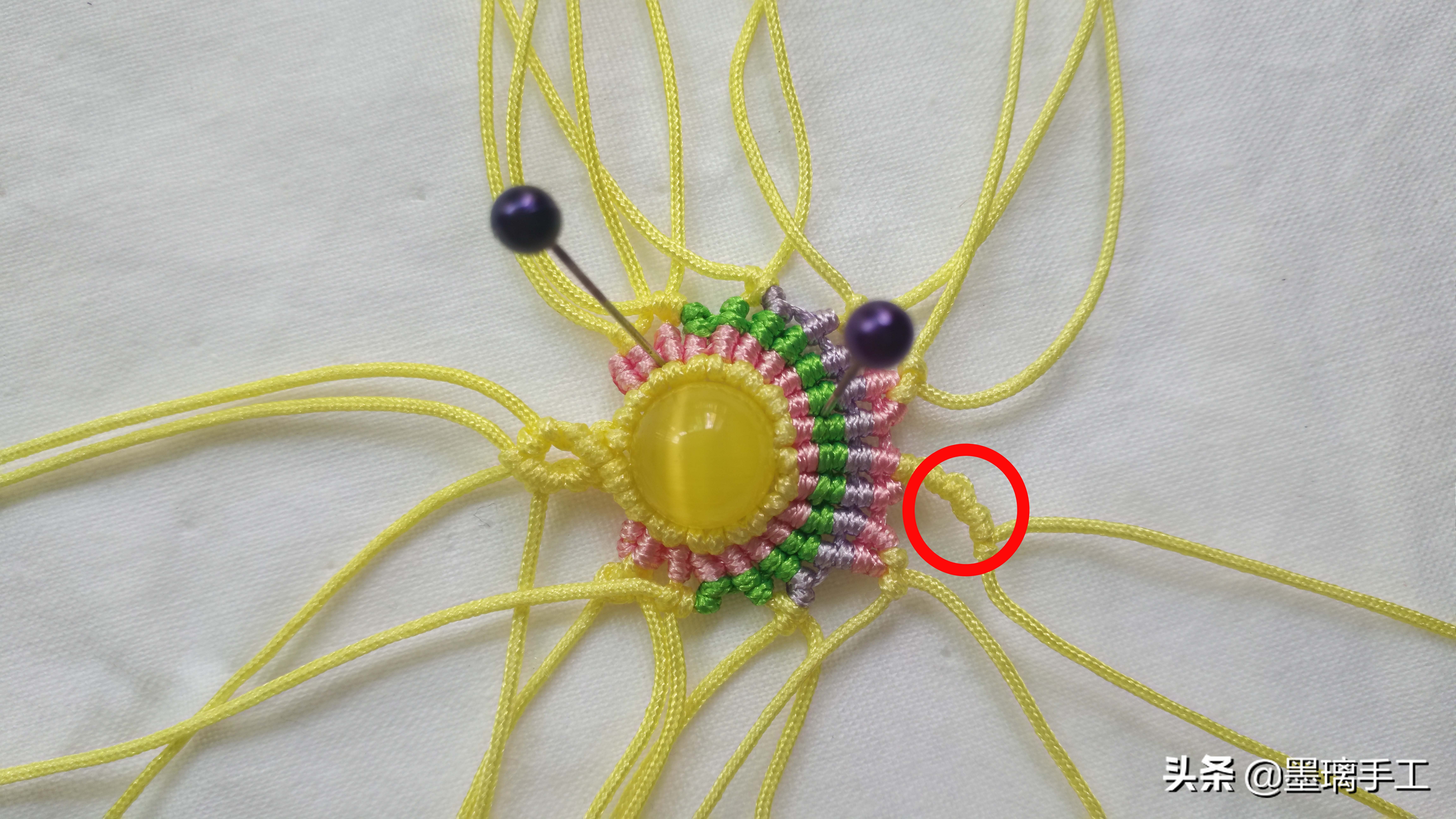 复古耳环编绳教程,简单北欧风手工编绳