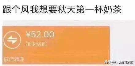 秋天的第一杯奶茶梗,朋友圈刷屏秋天第一杯奶茶什么梗