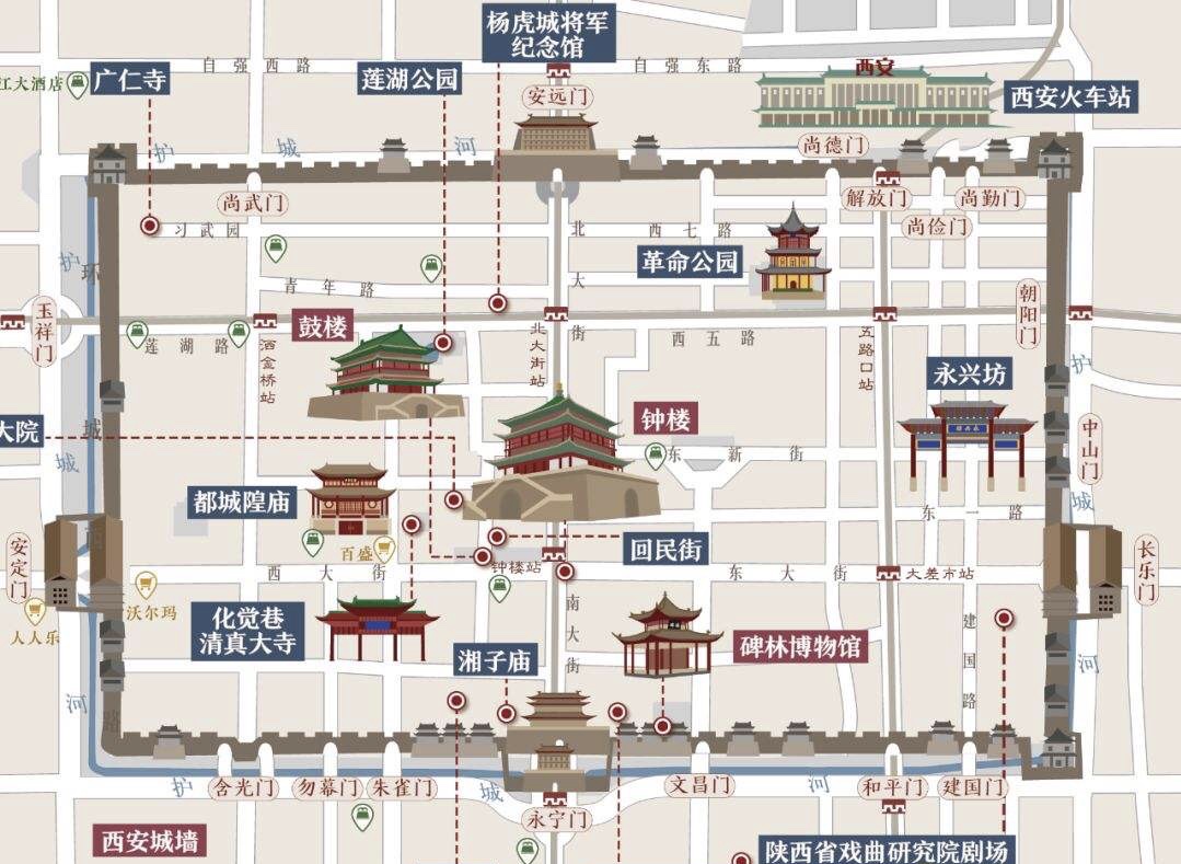 西安古都长安重温唐朝盛世风华,长安区最美古都