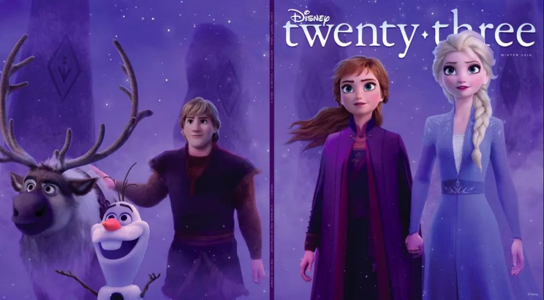 冰雪奇缘2迪士尼细节,冰雪奇缘2冰雪公主和安娜