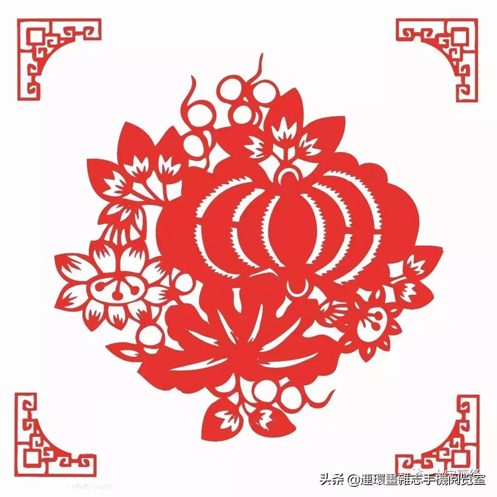 蔬菜剪纸画图片,瓜果蔬菜剪纸作品图片