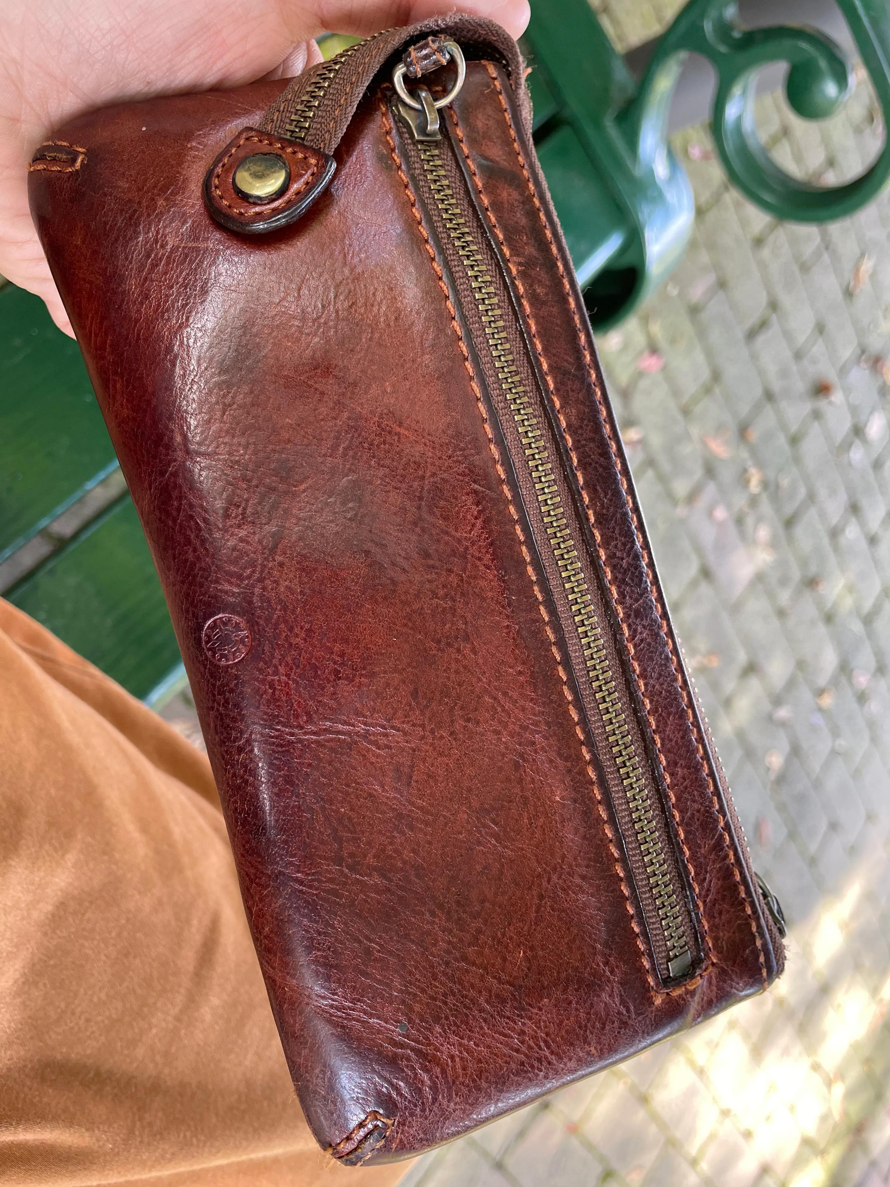 用了十多年的旧钱包,手工牛皮钱包耐用吗