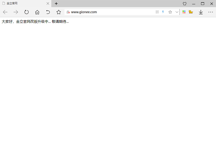 金立手机官网无法打开,金立出现了什么情况