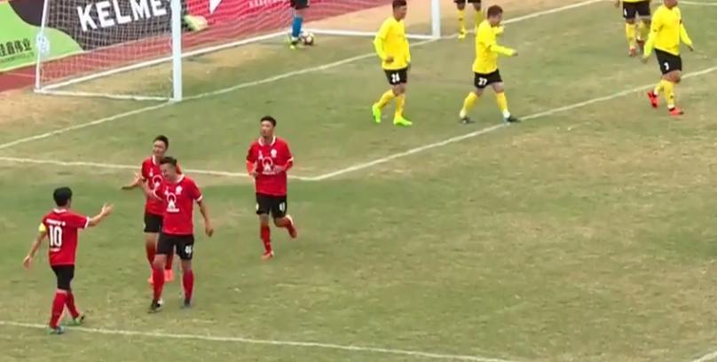 彭伟国任意球比赛视频,彭伟国倒钩破门