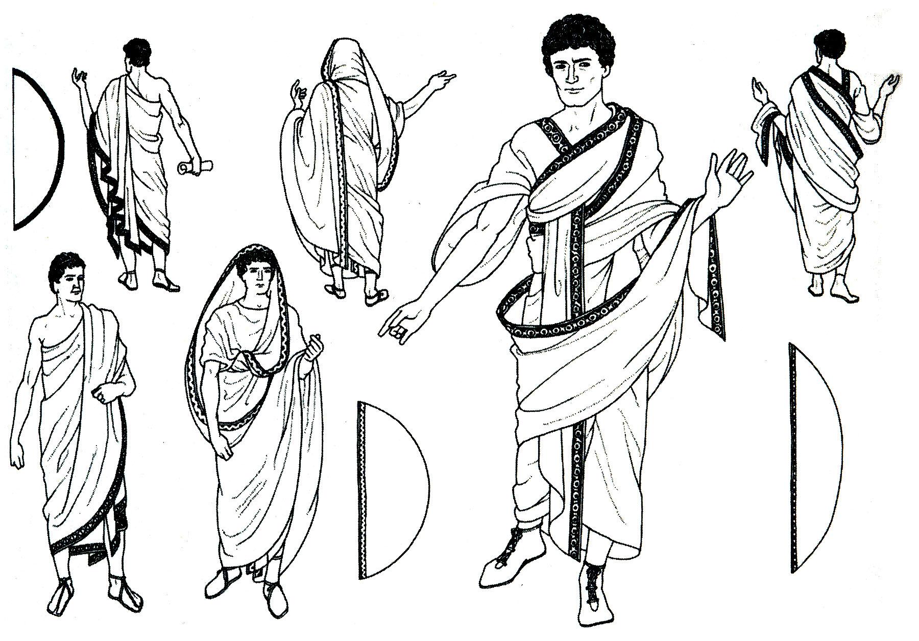 古罗马人穿着,古罗马人穿裤子吗