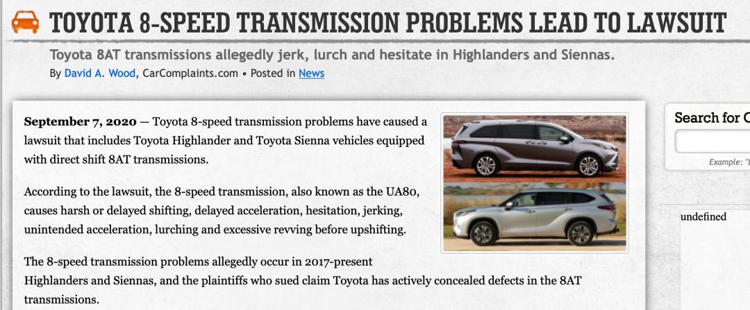 丰田汽车8at缺点,丰田的8at变速箱可以暴力踩吗