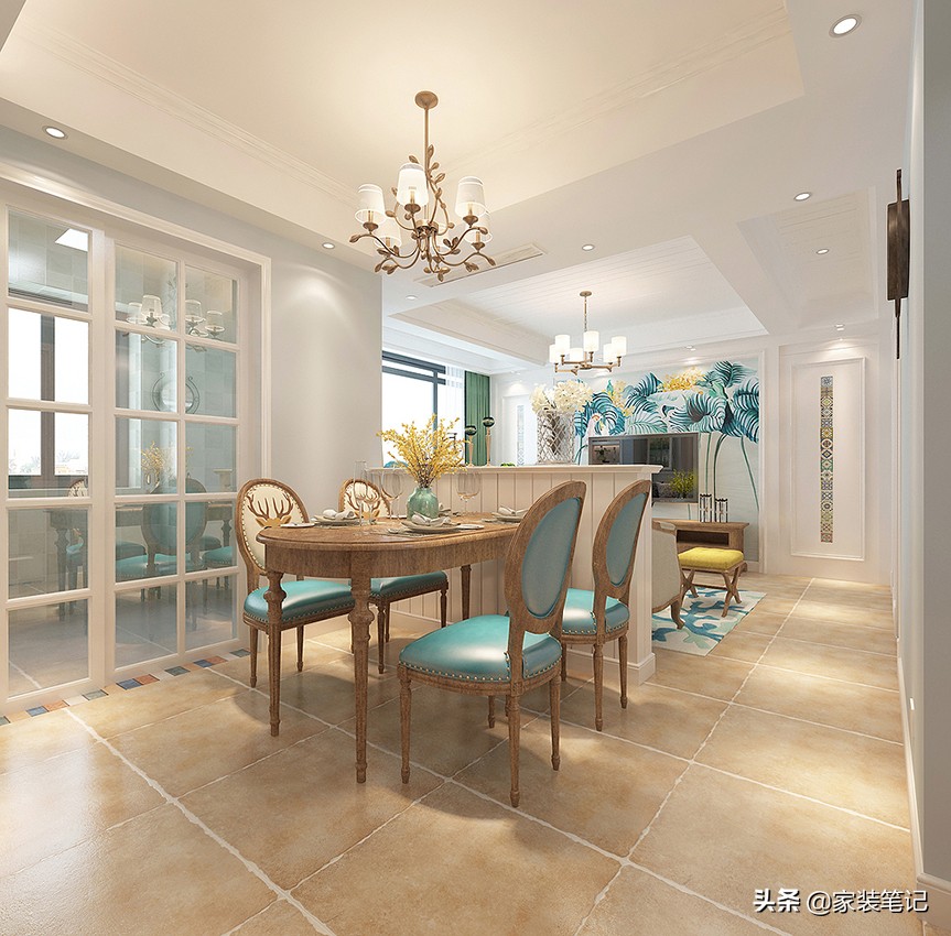 100平精致三居室,设计巧妙的100平一居室