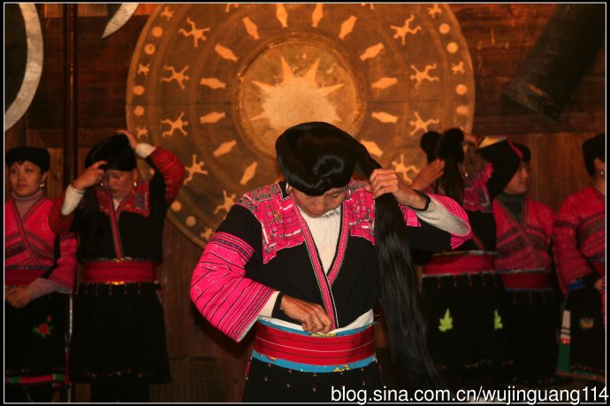 奇观：广西红瑶美女长发世界第一,图