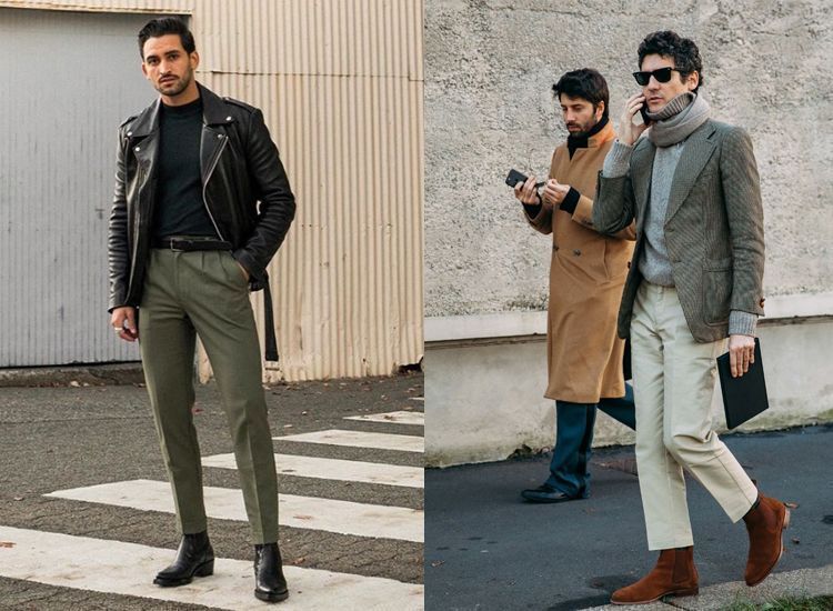 雅痞潮叔切尔西靴,切尔西靴雅痞穿搭