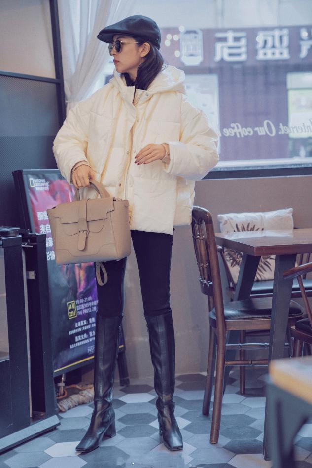 三木妈妈羽绒服最新穿搭,三木妈妈短款羽绒服