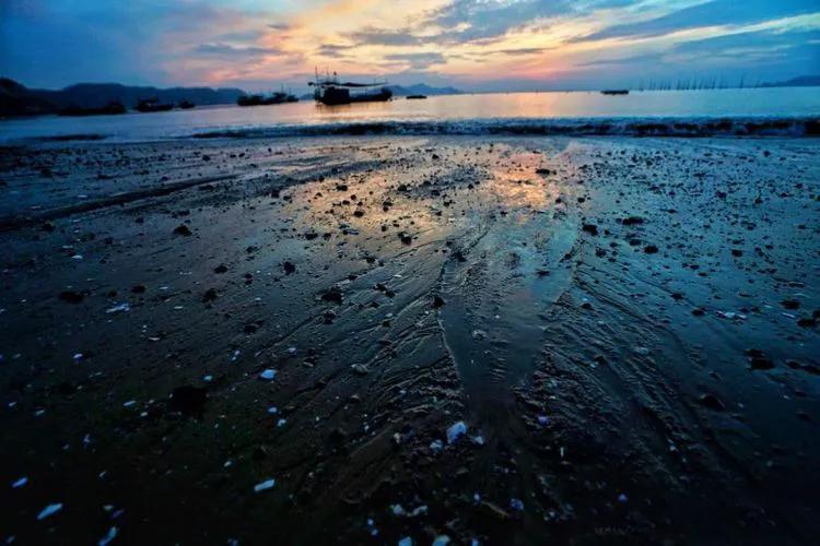 霞浦滩涂光影摄影作品,霞浦摄影风光