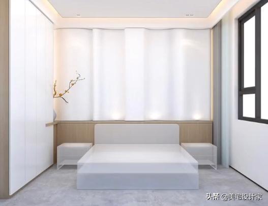 床头柱子怎么设计,床头墙面柱子凸出处理图片