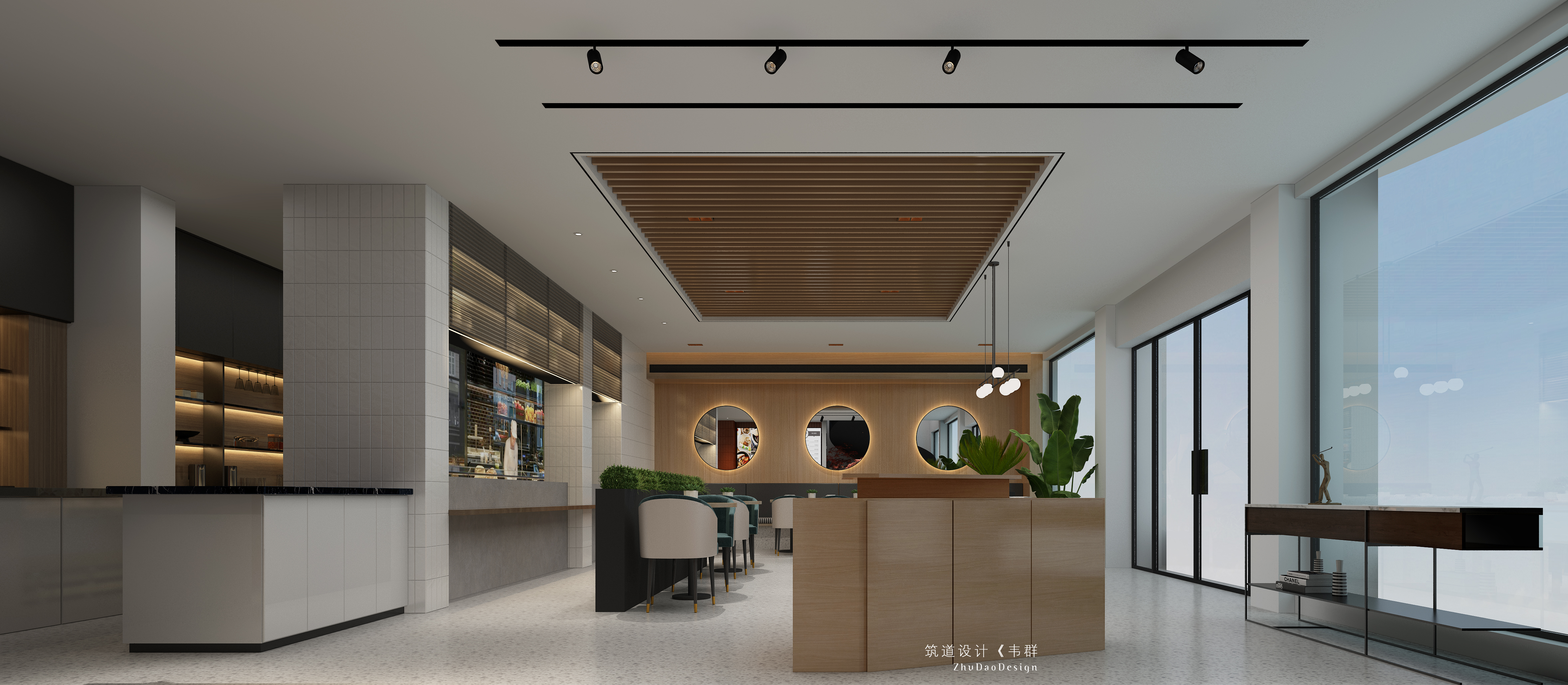 二姐粥铺281平商业空间取名澜厨有着业主自己的Style