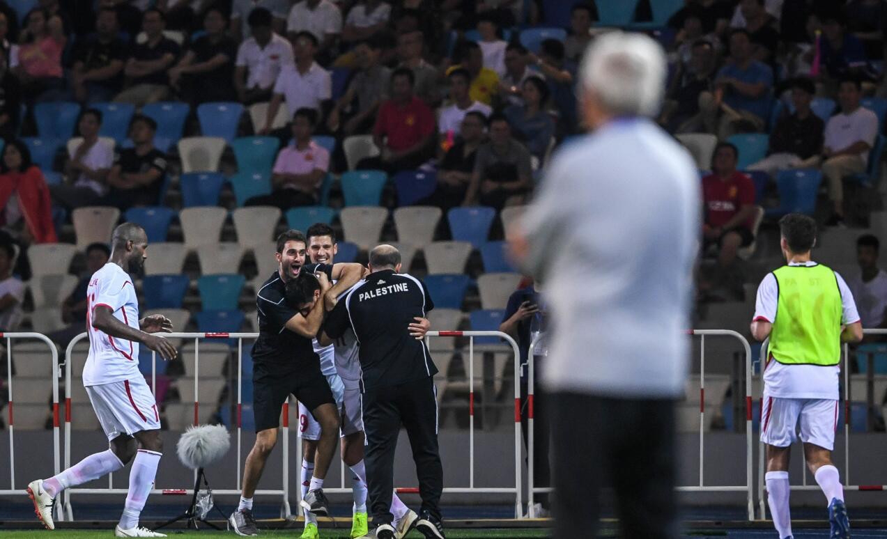 里皮国足不敌叙利亚,国足热身赛2:0击败巴勒斯坦