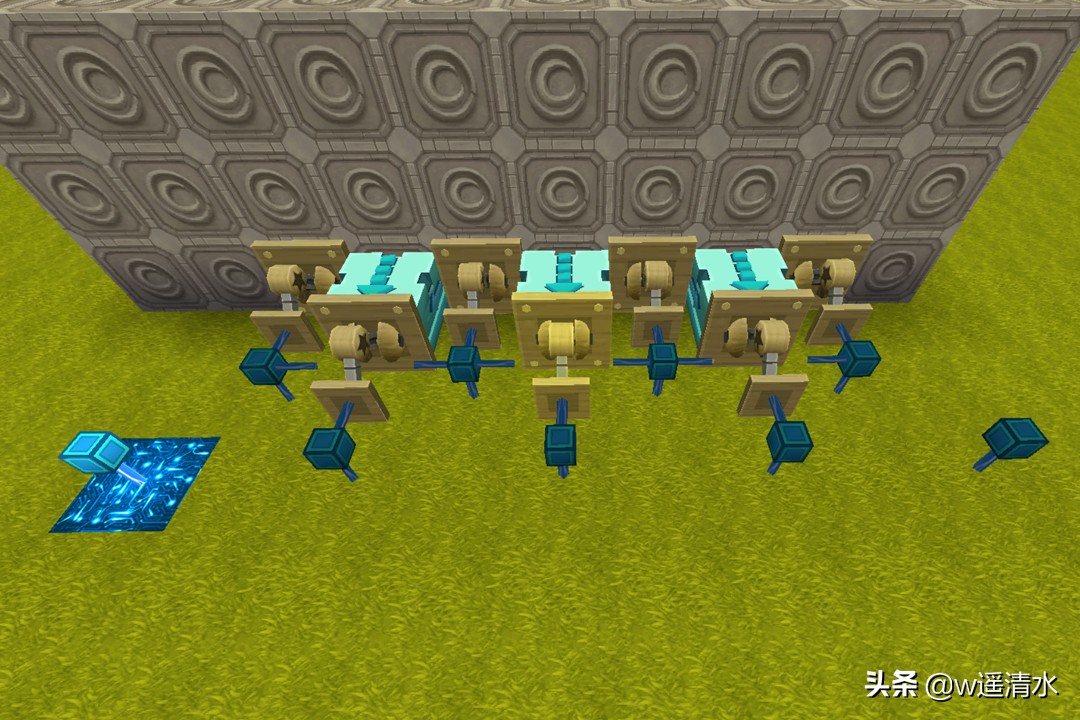 迷你世界高科技隐蔽门,迷你世界高科技的密码门