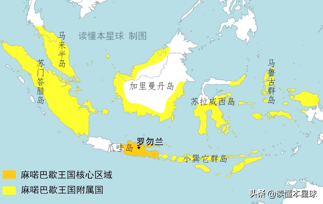 文莱为什么被马来西亚一分为二,文莱帝国版图演变