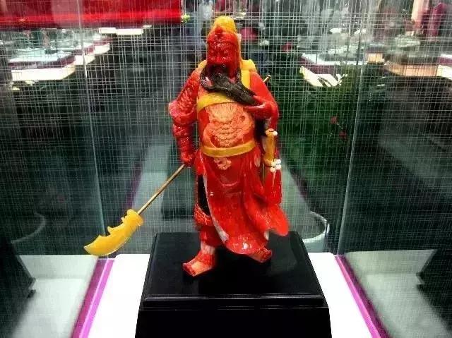 台湾红珊瑚博物馆雕刻作品展,台湾故宫最大的红珊瑚