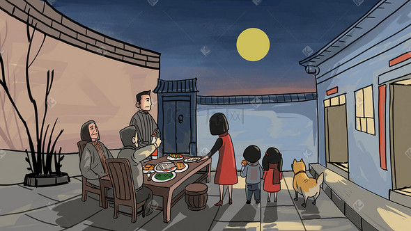 中秋感恩家人,中秋表达爱意的诗句文案