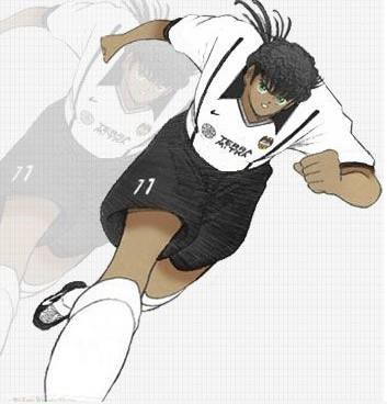 足球小将与梅西,和梅西类似的球员