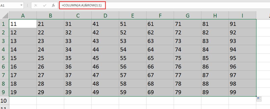 怎么用excel做乘法口诀表,excel乘法口诀随机出题