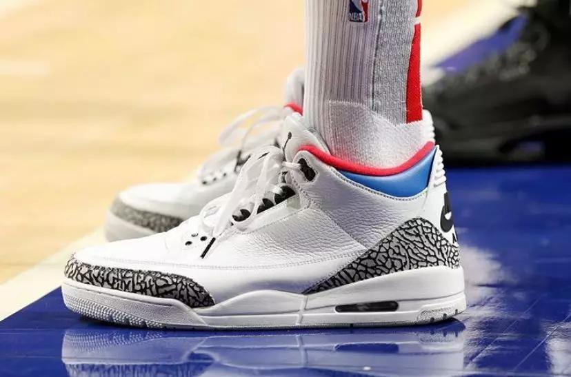 nba球星上脚球鞋塔克,nba鞋王塔克穿aj5