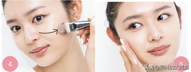 红润血色光泽肌肤动心女人味教你液体粉底打造完美脸部效果