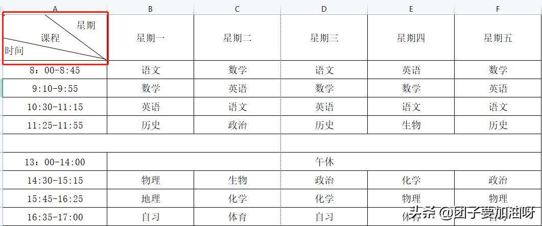 怎么样制作表格里的斜杠,如何制作表格中斜杠新手入门