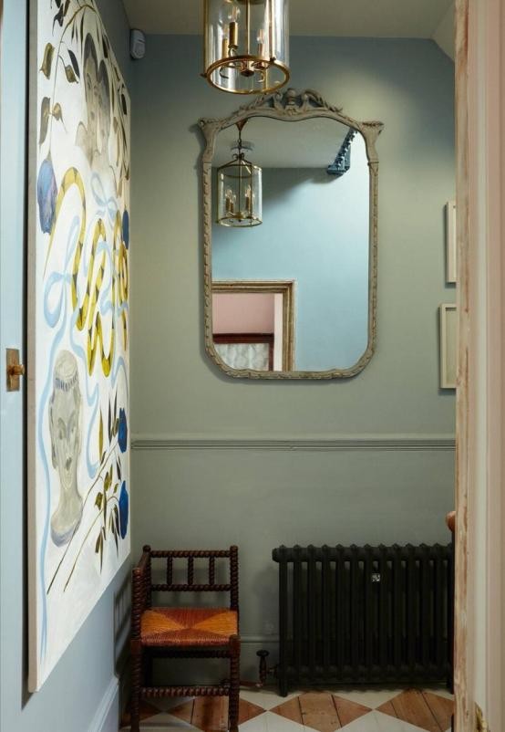 复古英式田园风卧室装修,伦敦复古装修风格