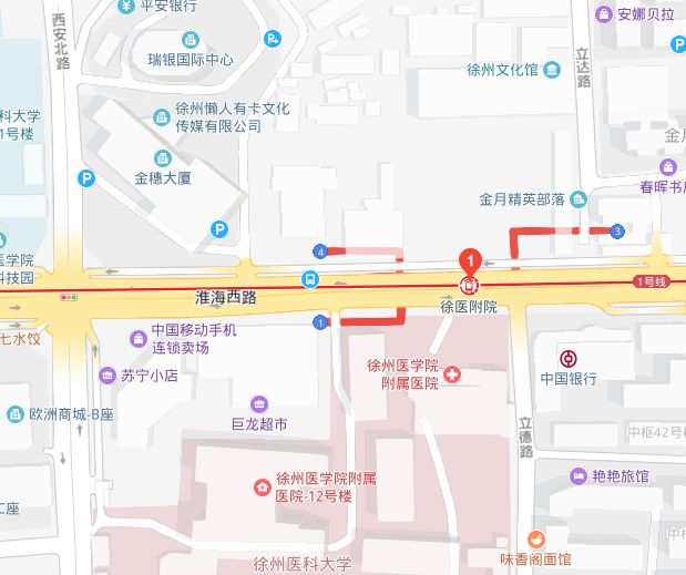 徐州地铁4号线嘉和路站定位详图,徐州地铁一号线站点出入口平面图