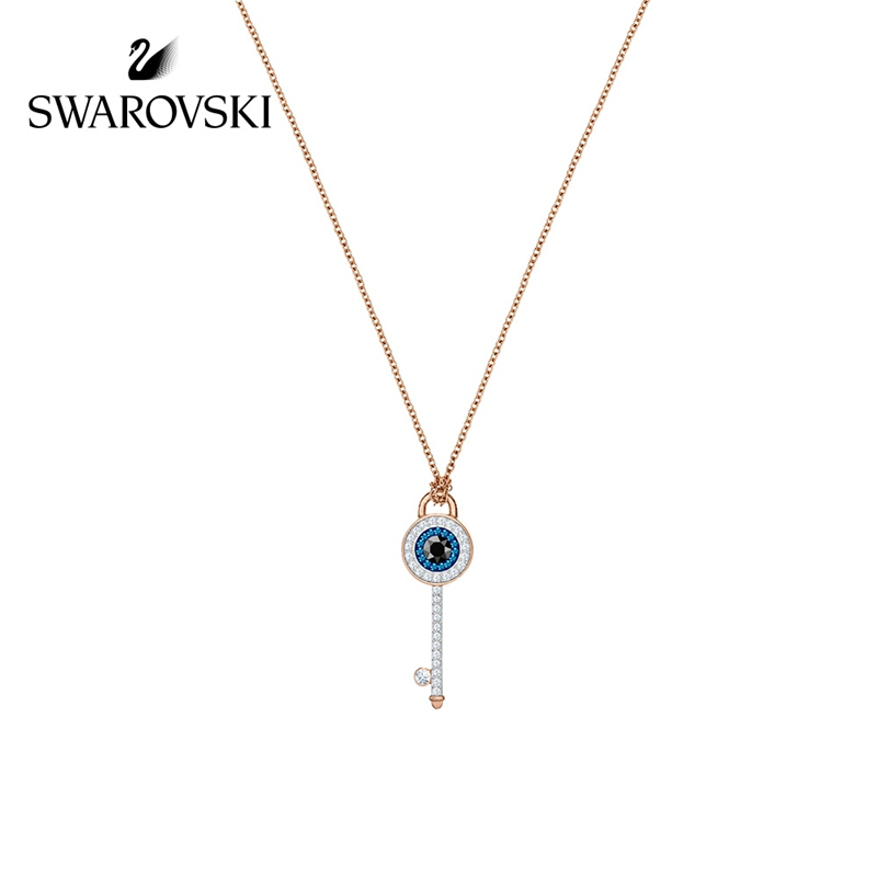 施华洛世奇幸运钥匙项链,施华洛世奇无尽爱意项链