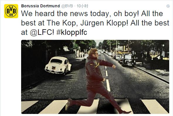 克洛普最新脱帽,德甲狂人克洛普