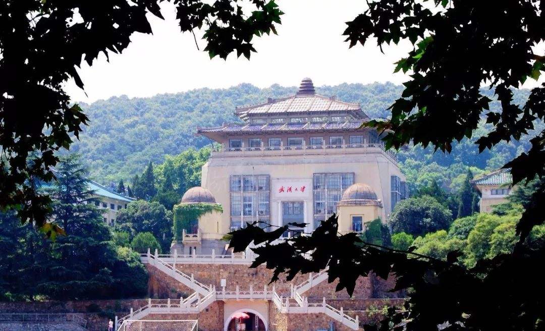 武汉开学震撼画面,夏季的武汉大学风景