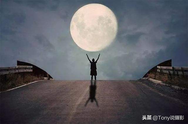 怎样拍摄月亮最好看,如何拍大月亮与实景
