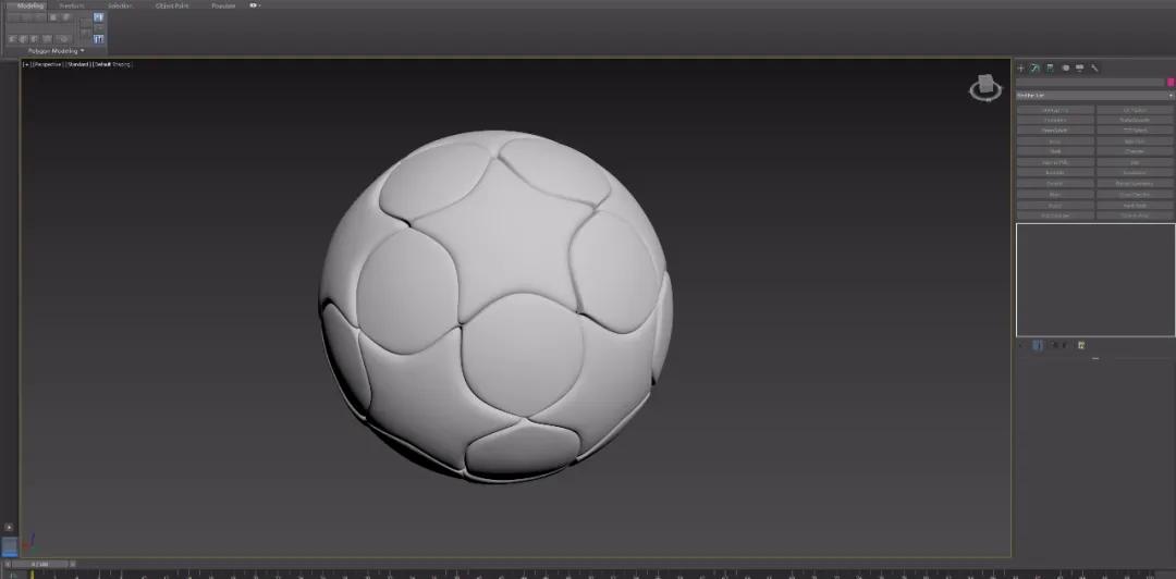 3dmax足球建模,c4d足球建模