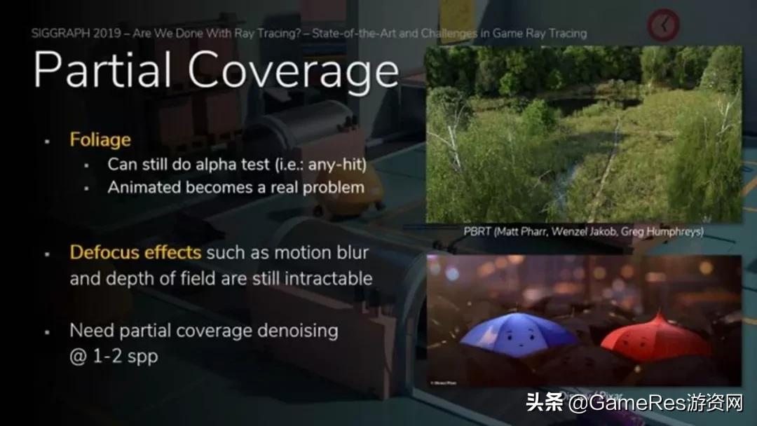 实时光线追踪技术动画对比 (地铁逃离将采用实时光线追踪技术)