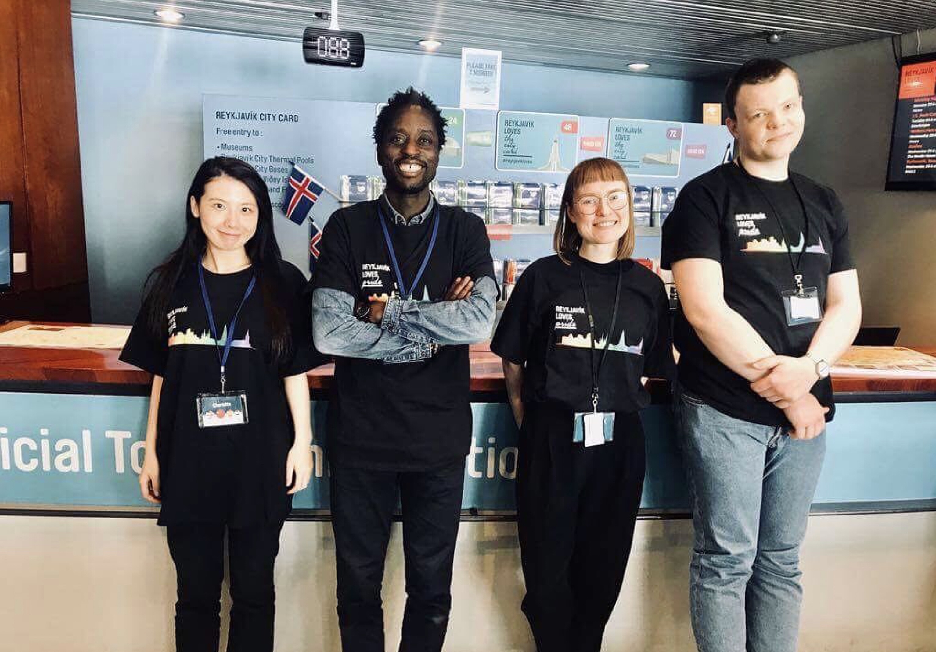 我在冰岛留学的时候,在冰岛当服务员