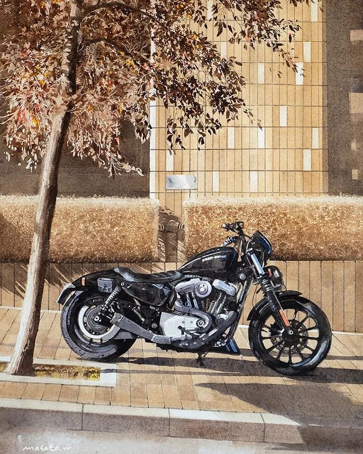 水彩大师笔下的花卉,简单唯美的水彩花卉