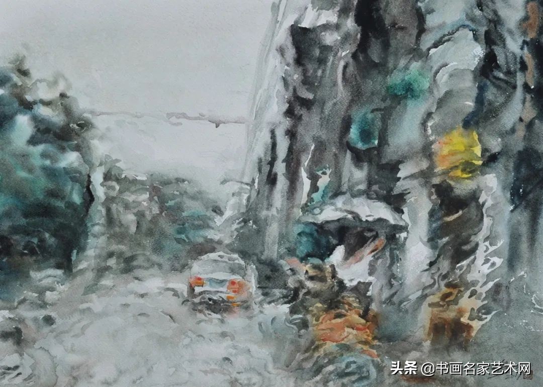中国张虹,中国艺术水彩画
