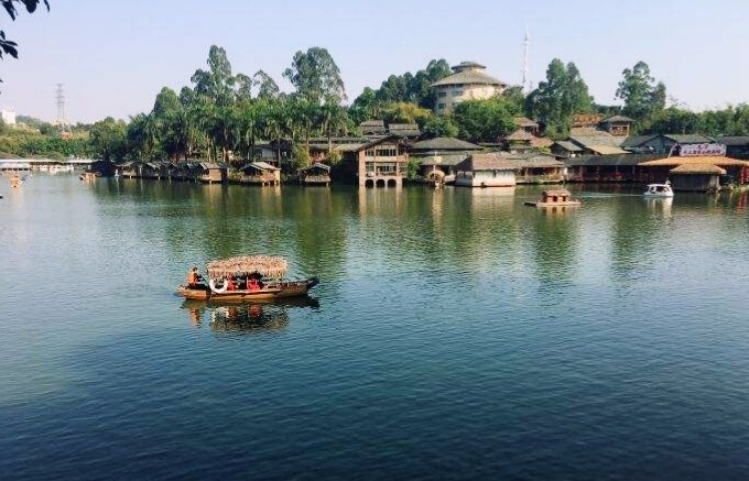 深圳海上田园风景欣赏,深圳观澜山水田园好玩吗