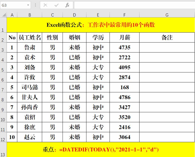 excel工作表中常用的九类21个公式,excelsumproduct函数的使用方法