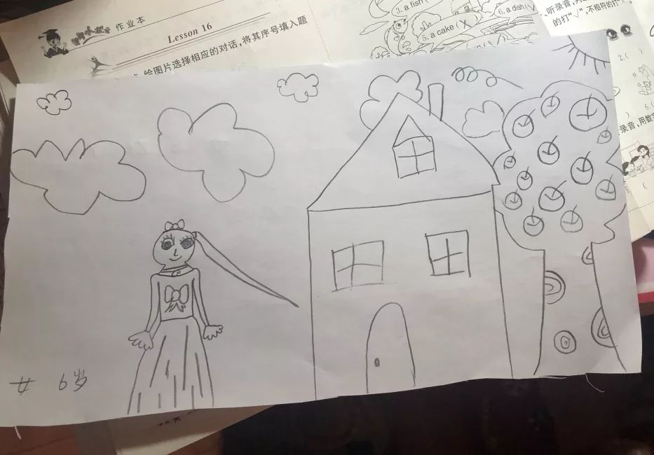 用画画来表达对孩子的期望,孩子通过画画表达想法