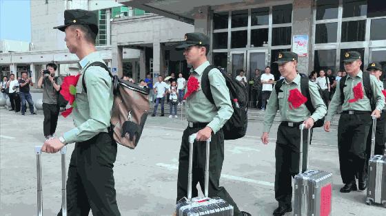 部队接兵仪式,激动人心的送兵仪式
