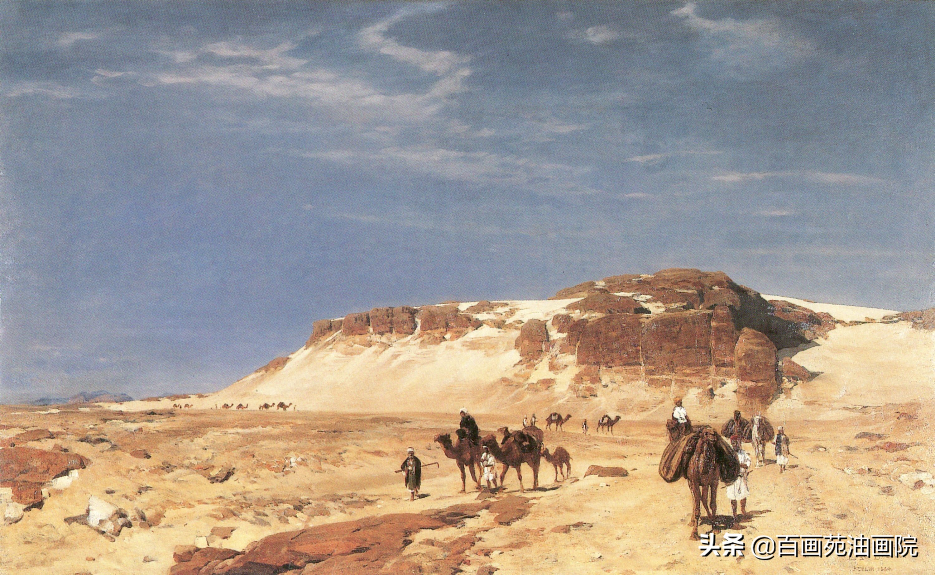 金字塔形构图油画,油画风景构图