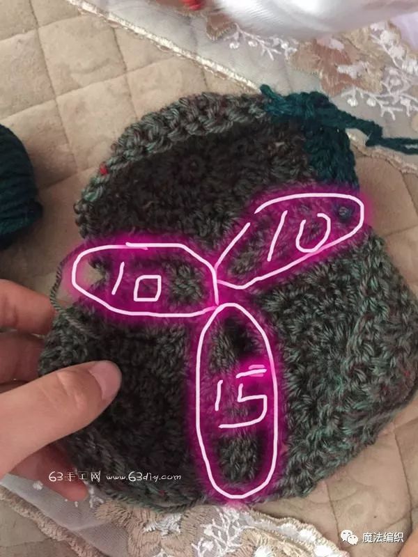 钩针自行车座套,电动车座套钩针编织教程大全