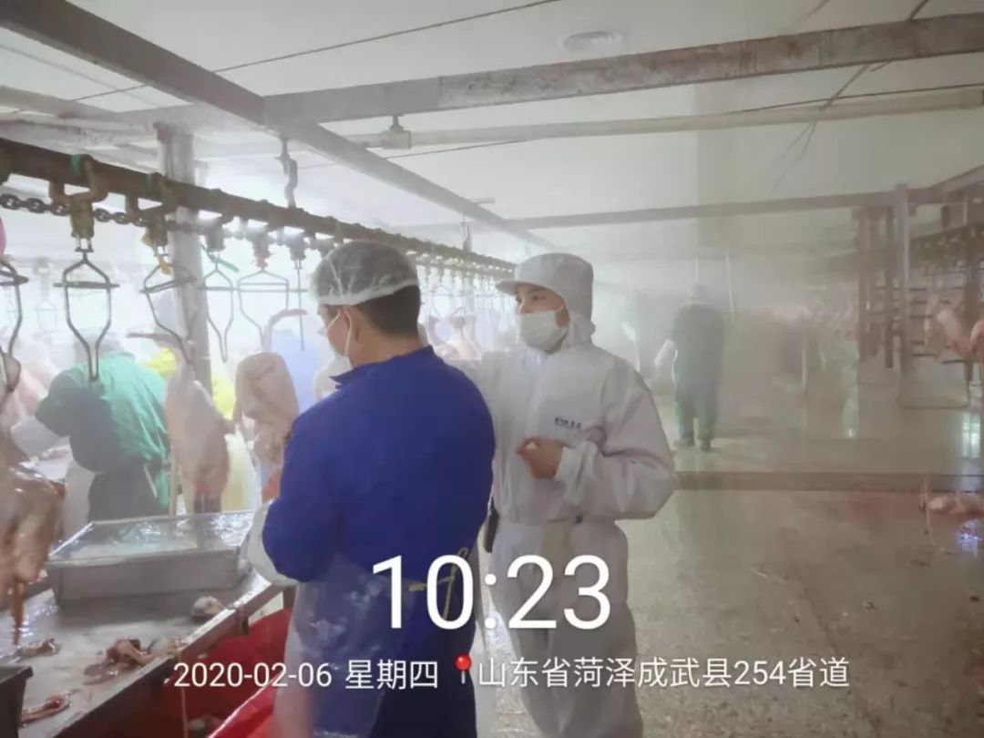 成武县呱呱鸭食品公司:节后复工防疫生产两不误