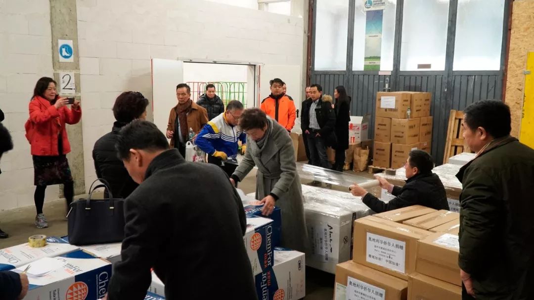 奥地利侨界捐助中国最大宗防疫物资,明搭国航回祖国最需要的地方